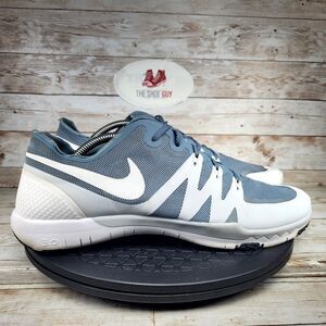 Nike Free Trainer 3.0 V3 Men Size 12.5 White Gray Athletic Running Shoes